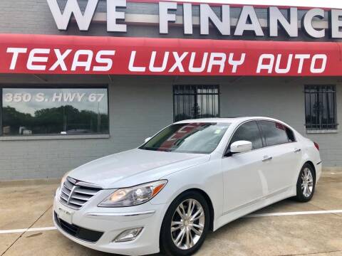2012 Hyundai Genesis for sale at Texas Luxury Auto in Cedar Hill TX