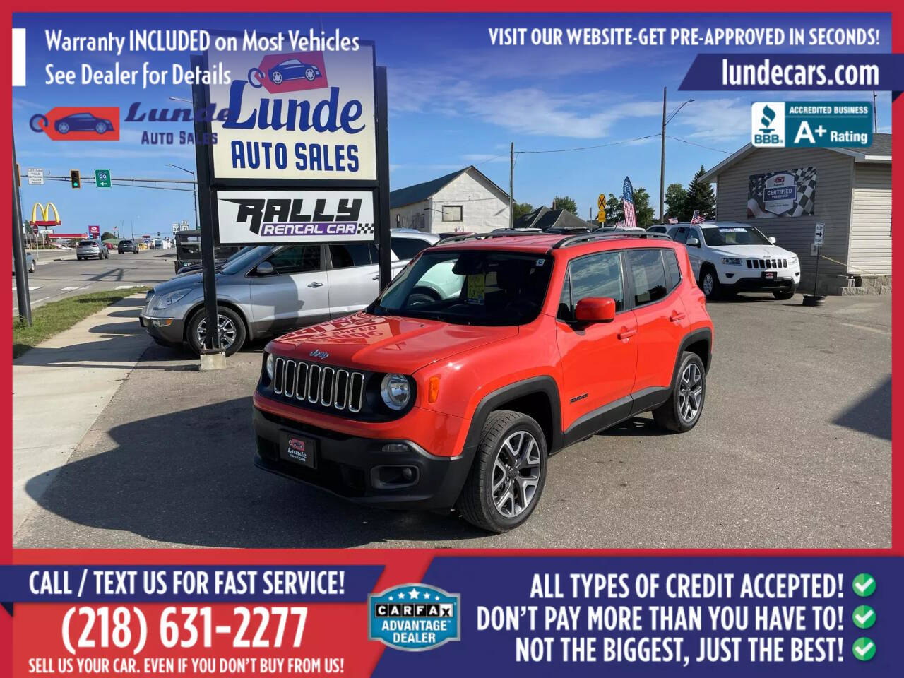 2016 Jeep Renegade For Sale In Fergus Falls, MN