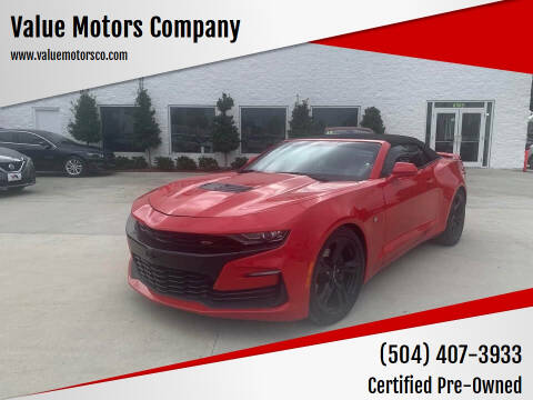 2020 Chevrolet Camaro for sale at Value Motors Company in Marrero LA