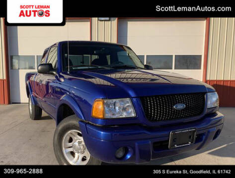 2003 Ford Ranger for sale at SCOTT LEMAN AUTOS in Goodfield IL