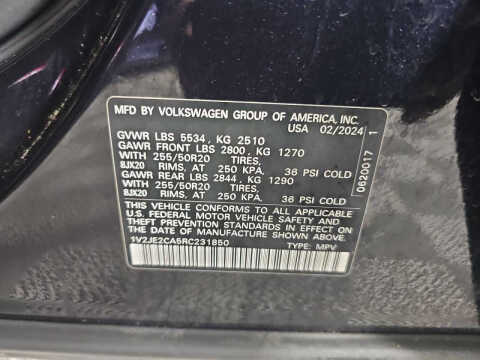2024 Volkswagen Atlas Cross Sport SE