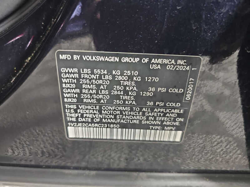 2024 Volkswagen Atlas Cross Sport SE