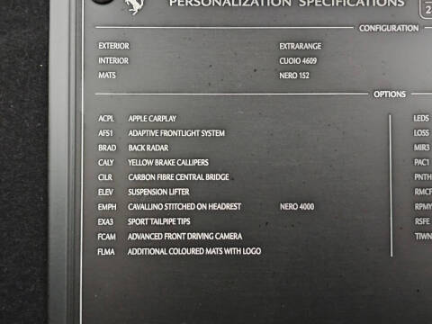 2022 Ferrari F8 Tributo