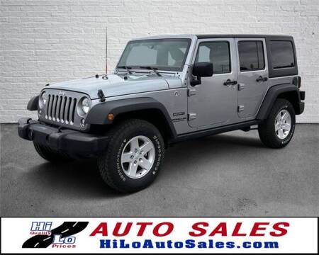 2017 Jeep Wrangler Unlimited for sale at Hi-Lo Auto Sales in Frederick MD