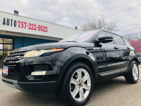 2013 Land Rover Range Rover Evoque for sale at Trimax Auto Group in Norfolk VA