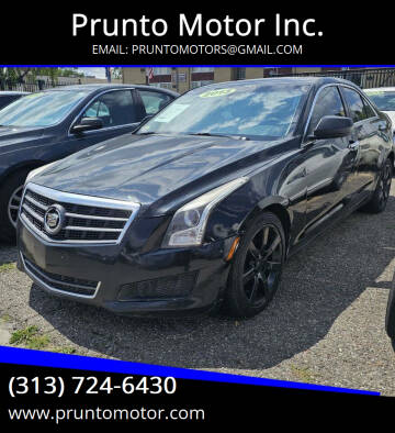 2013 Cadillac ATS for sale at Prunto Motor Inc. in Dearborn MI