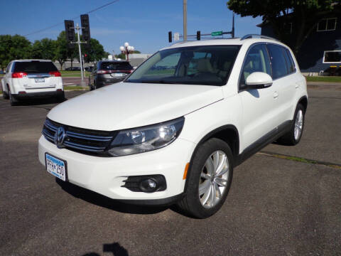 2012 Volkswagen Tiguan for sale at SCHULTZ MOTORS in Fairmont MN