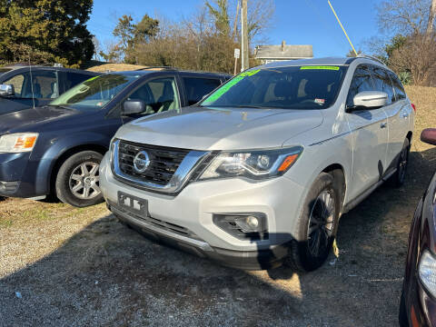 2017 Nissan Pathfinder for sale at Motley's Auto World in Danville VA