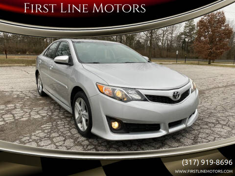 2012 Toyota Camry for sale at First Line Motors in Brownsburg IN