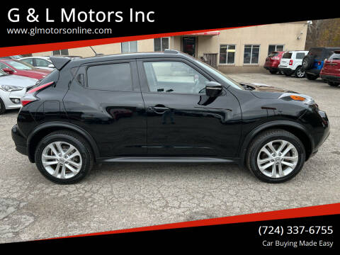 2015 Nissan JUKE for sale at G & L Motors Inc in New Kensington PA