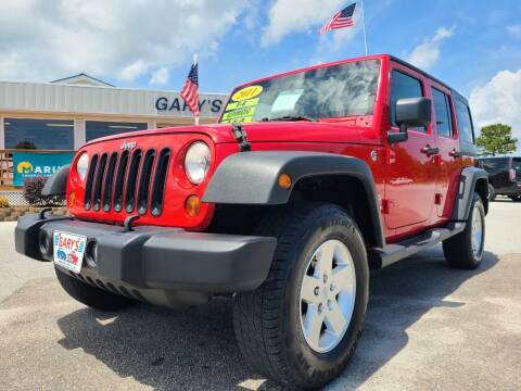2011 Jeep Wrangler Unlimited for sale at Gary's Auto Sales in Sneads Ferry NC