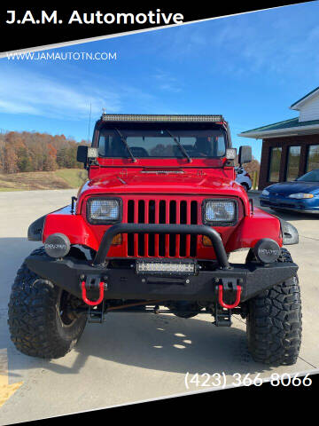 1992 Jeep Wrangler for sale at J.A.M. Automotive in Surgoinsville TN