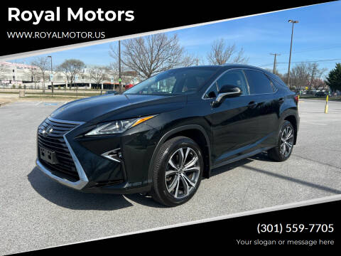 2018 Lexus RX 350 for sale at Royal Motors in Hyattsville MD