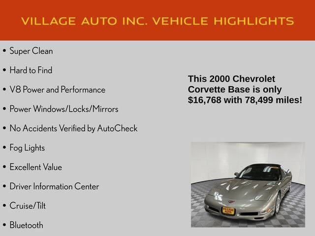 2000 Chevrolet Corvette