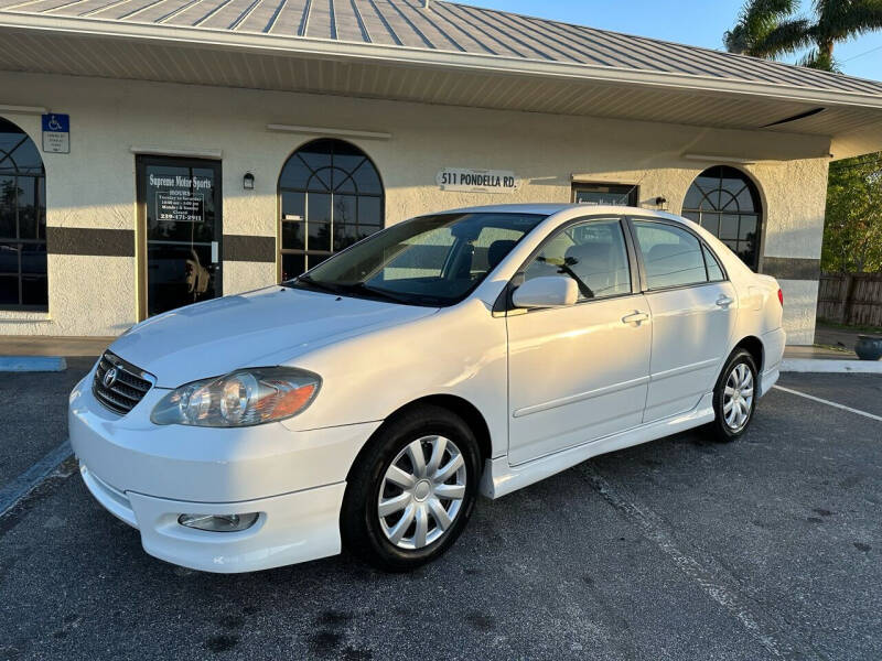 2007 Toyota Corolla for sale at Supreme Motor Sports in North Fort Myers FL