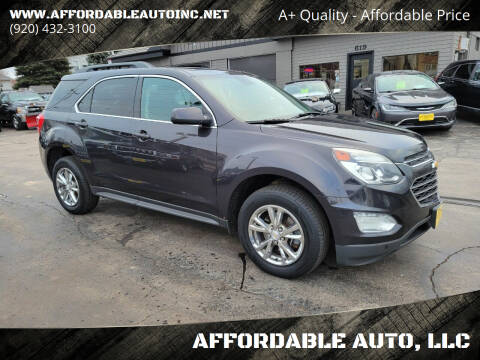 2016 Chevrolet Equinox for sale at AFFORDABLE AUTO, LLC in Green Bay WI