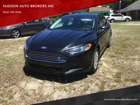 2013 Ford Fusion for sale at HUDSON AUTO BROKERS INC in Walterboro SC