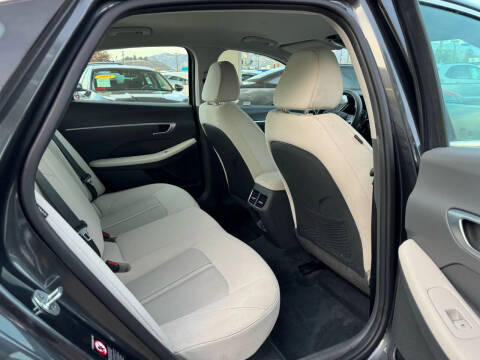 2021 Hyundai Sonata Hybrid Blue