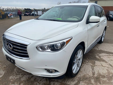 2013 Infiniti JX35 for sale at SUNSET CURVE AUTO PARTS INC in Weyauwega WI