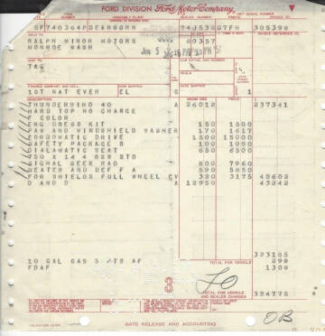 1957 Ford Thunderbird