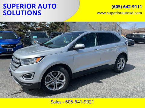 2017 Ford Edge for sale at SUPERIOR AUTO SOLUTIONS in Spearfish SD