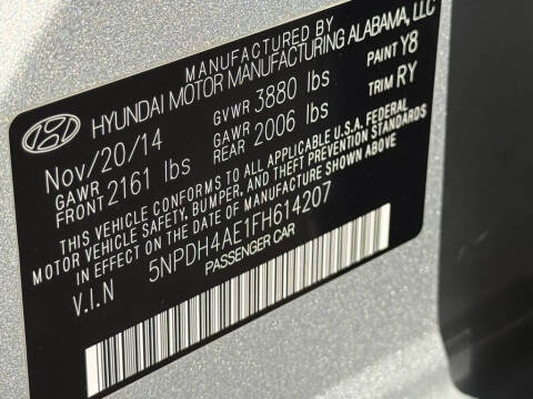 2015 Hyundai Elantra SE