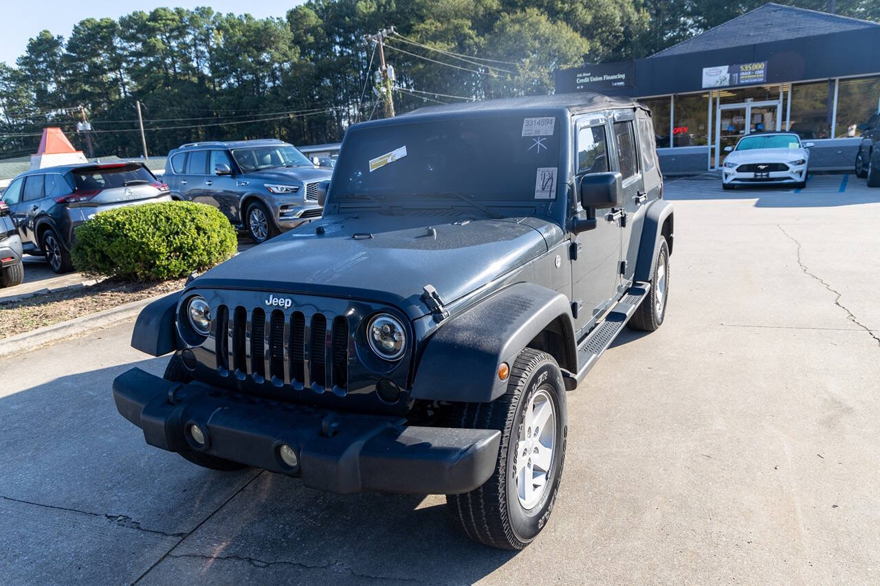 2017 Jeep Wrangler Unlimited for sale at A & K Auto Sales and Leasing in Mauldin, SC