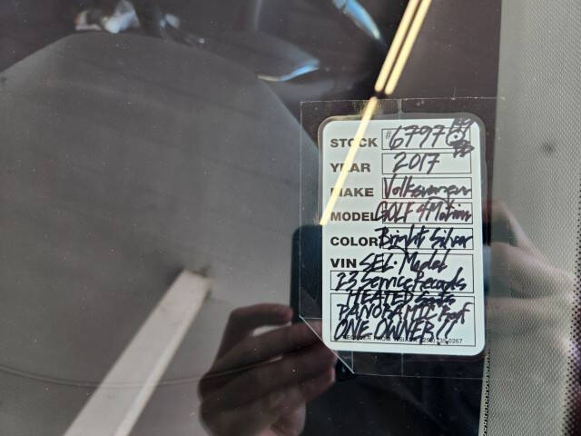 2017 Volkswagen Golf Alltrack TSI SEL 4Motion