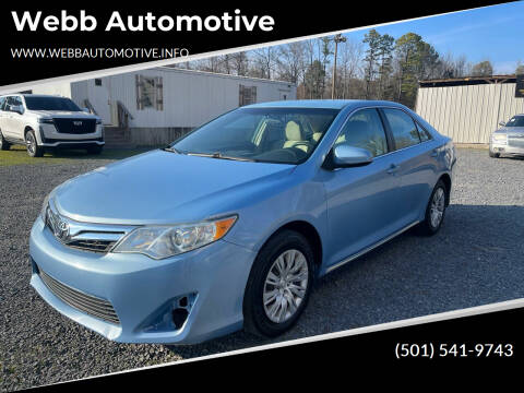 2012 Toyota Camry for sale at Webb Automotive in Maumelle AR