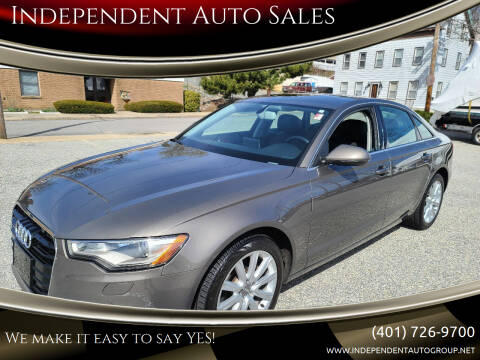 2013 Audi A6 for sale at Independent Auto Sales in Pawtucket RI