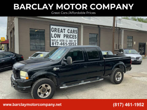 2004 Ford F-250 Super Duty for sale at BARCLAY MOTOR COMPANY in Arlington TX