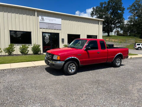 2003 Ford Ranger for sale at B & B AUTO SALES INC in Odenville AL
