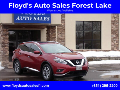 2018 Nissan Murano for sale at Floyd's Auto Sales Forest Lake in Forest Lake MN