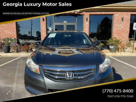 2012 Honda Accord for sale at Georgia Luxury Motor Sales in Cumming GA