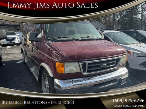 2003 Ford E-Series for sale at Jimmy Jims Auto Sales in Tabernacle NJ