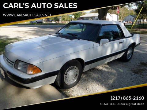 1988 Ford Mustang for sale at CARL'S AUTO SALES in Boody IL