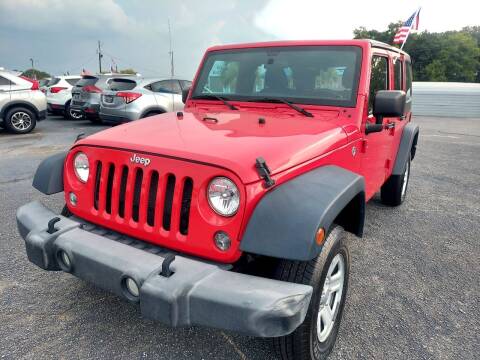 2018 Jeep Wrangler JK Unlimited for sale at Sun Coast City Auto Sales in Mobile AL