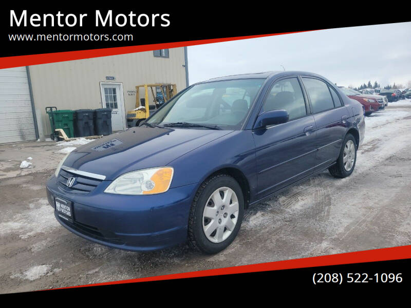 2002 Honda Civic for sale at Mentor Motors in Idaho Falls ID