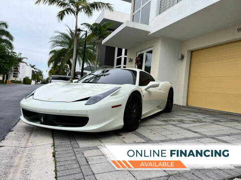 2013 Ferrari 458 Spider for sale at Global Auto Sales USA in Miami FL