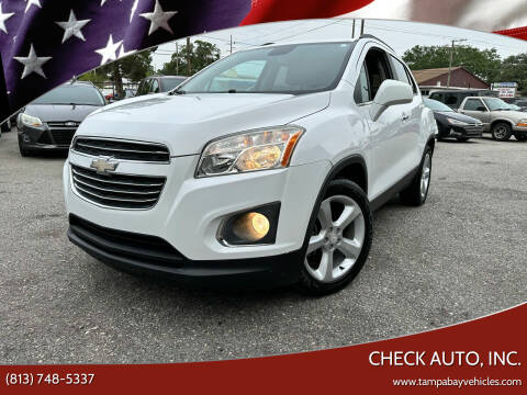 2015 Chevrolet Trax for sale at CHECK AUTO, INC. in Tampa FL