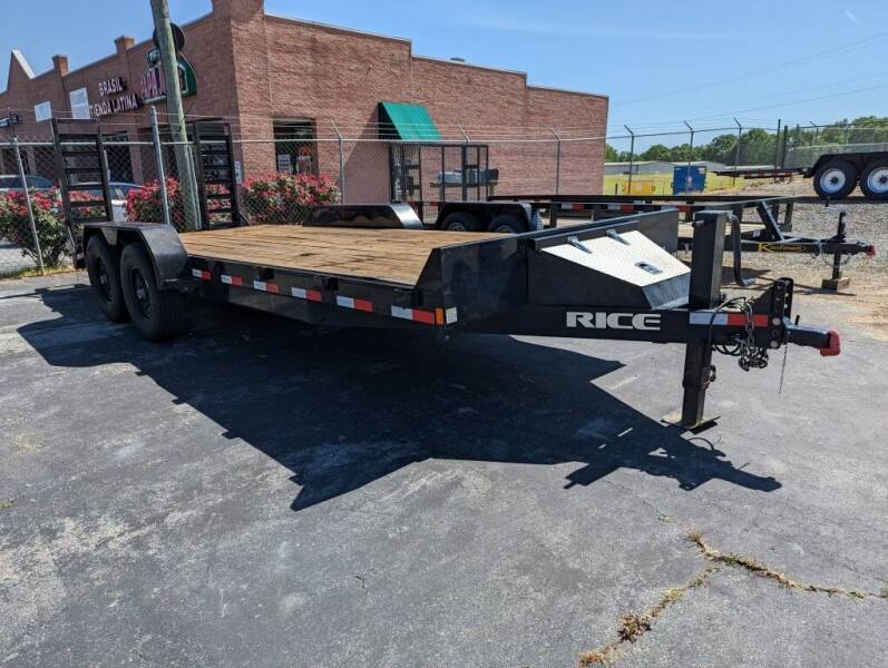 2021 Rice Trailers 20 ft. 14K Equipment Trailer for sale at Welcome Auto Sales LLC in Greenville SC