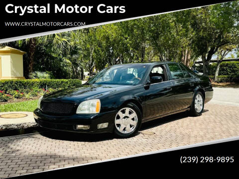 2004 Cadillac DeVille for sale at Crystal Motor Cars in Fort Myers FL