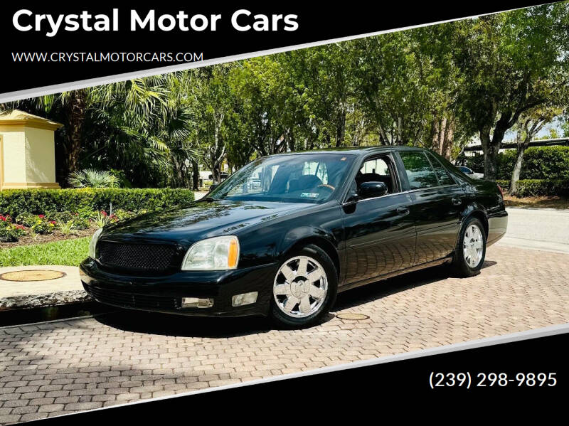 2004 Cadillac DeVille for sale at Crystal Motor Cars in Fort Myers FL