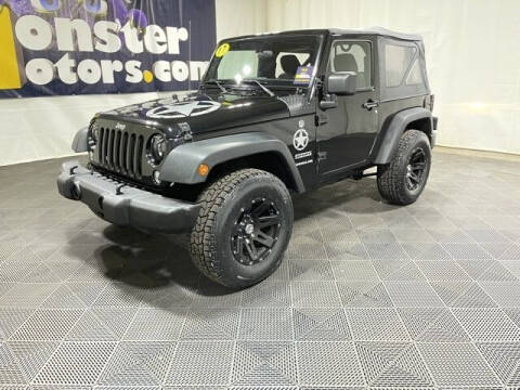 2017 Jeep Wrangler for sale at Monster Motors in Michigan Center MI