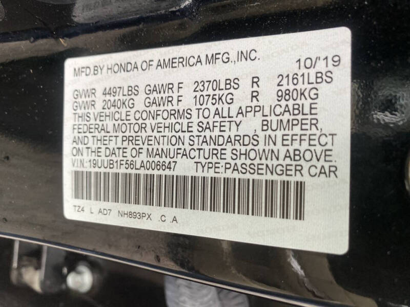 2020 Acura TLX w/Tech