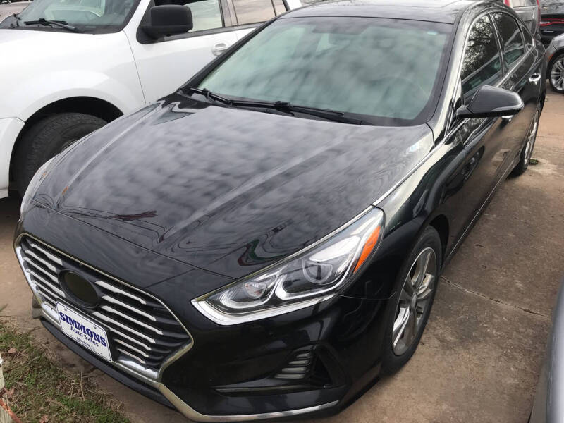 2018 Hyundai Sonata for sale at Simmons Auto Sales in Denison TX