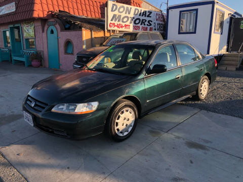 2001 Honda Accord for sale at DON DIAZ MOTORS in San Diego CA