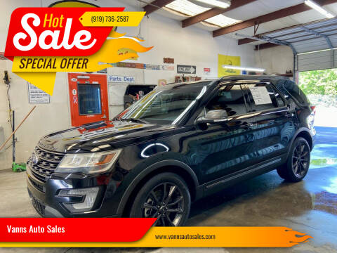 2017 Ford Explorer for sale at Vanns Auto Sales in Goldsboro NC