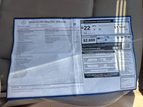 2014 Mercedes-Benz GL-Class GL 350 BlueTEC