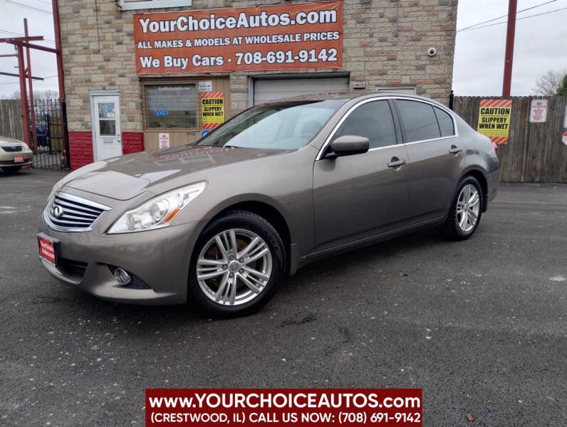 2012 Infiniti G37 Sedan for sale at Your Choice Autos - Crestwood in Crestwood IL